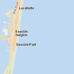 Seaside Park Street Map