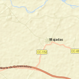 Majadas Street Map