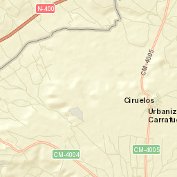 Ciruelos Street Map