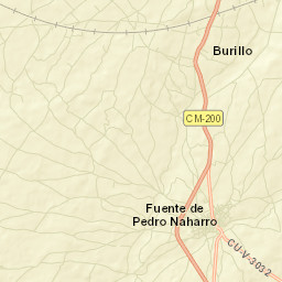 Fuente de Pedro Naharro Street Map