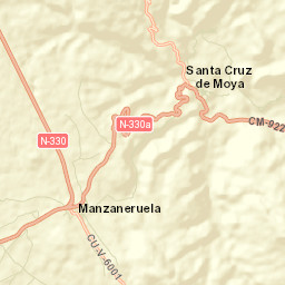Santa Cruz de Moya Street Map