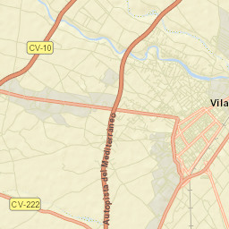 Vila-real Street Map