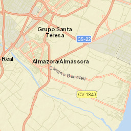 Almassora Street Map
