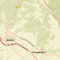 Alaior Street Map