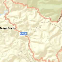 Meana Sardo Street Map