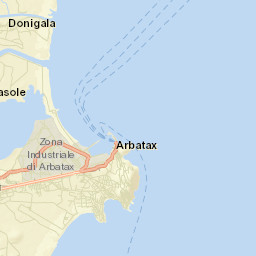 Arbatax Street Map
