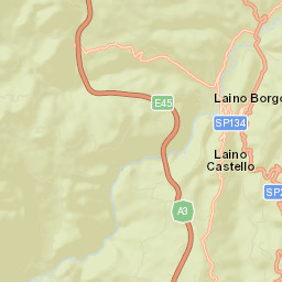 Laino Borgo Street Map