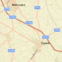 Ugento Street Map