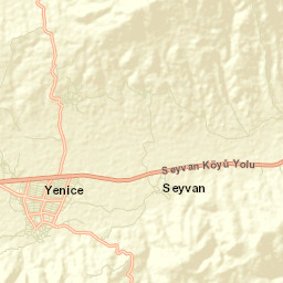 Yenice Street Map