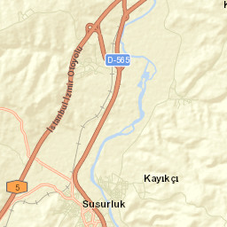 Susurluk Street Map