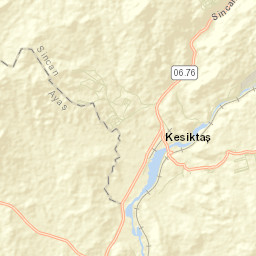 Sincan İlçesi Street Map
