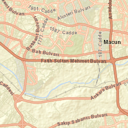 Batikent Street Map