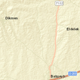Balışeyh Street Map