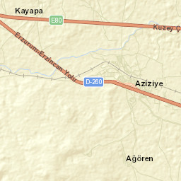 Aziziye Street Map