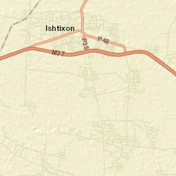 Ishtixon Street Map