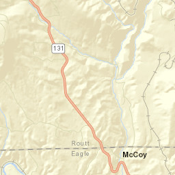McCoy Colorado Street Map