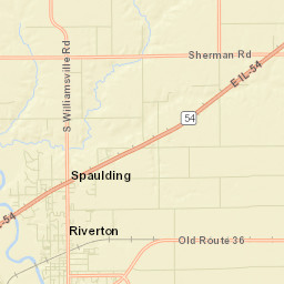 Riverton Street Map