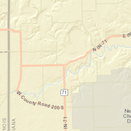 Vermillion County Street Map