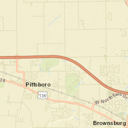 Pittsboro Street Map