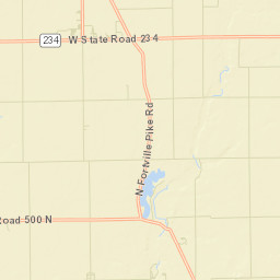 8124-8498 North 50 West, Fortville, IN Street Map