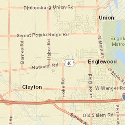 Union Ohio Street Map