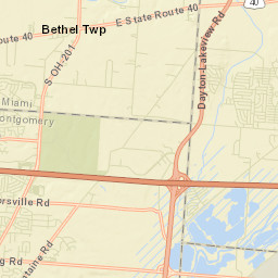 Sulphur Grove Ohio Street Map