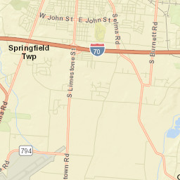 Shawnee Acres Ohio Street Map