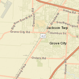 Urbancrest Ohio Street Map