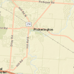 Pickerington Ohio Street Map