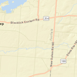 Summerland Beach Ohio Street Map