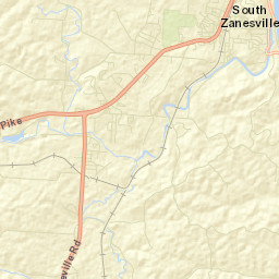 Zanesville Terrace Ohio Street Map