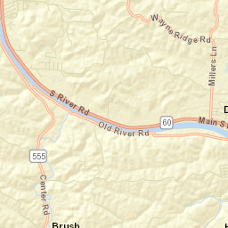 Frazier Ohio Street Map