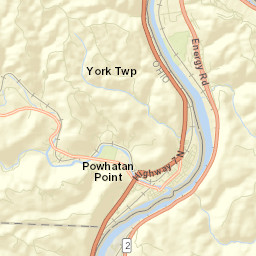 Steinersville Ohio Street Map