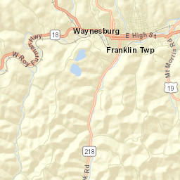 Greene County Street Map