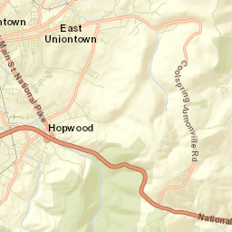 Uniontown Street Map