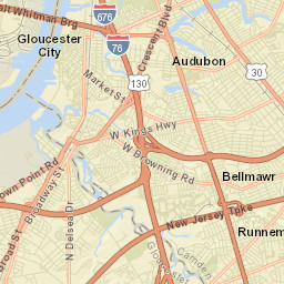 Audubon Street Map