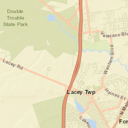 Ocean County Street Map