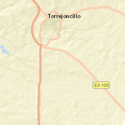 Torrejoncillo Street Map