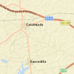 Casatejada Street Map