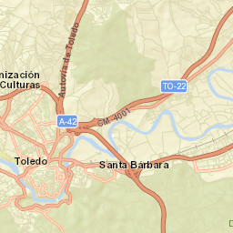 Toledo Street Map