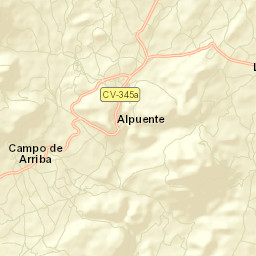 Alpuente Street Map