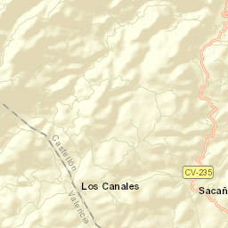 Sacañet Street Map