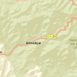Almedíjar Street Map