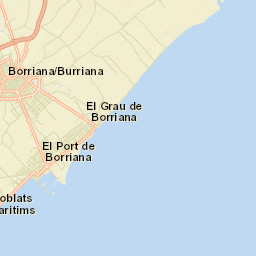 Burriana Street Map