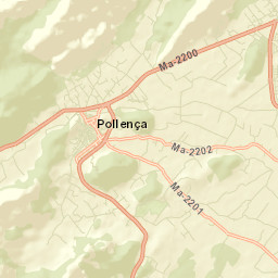 Pollença Street Map