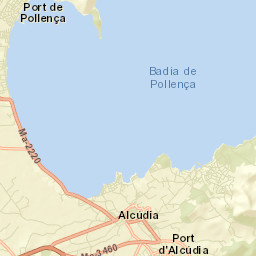 Alcúdia Street Map