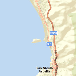 Praia a Mare Street Map