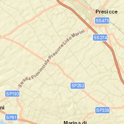 Presicce Street Map