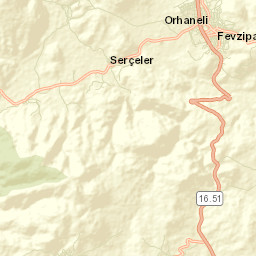 Orhaneli Street Map