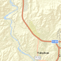 Yahşihan İlçesi Street Map